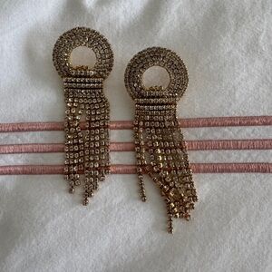 Elegant Gold Dangle Earrings